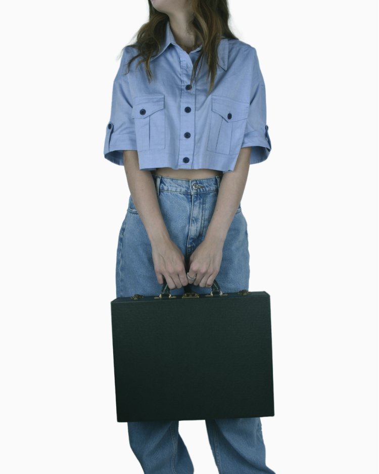Maleta Louis Vuitton Original Vintage Couro Taiga Verde Feminina